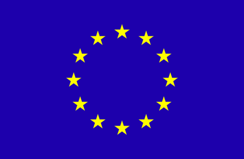european union flag contrast increased