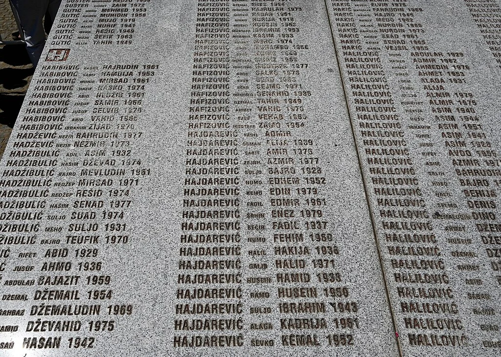 Vue de la cérémonie de commémoration de Srebrenica, Bosnie-Herzégovine, 11 juillet 2024.