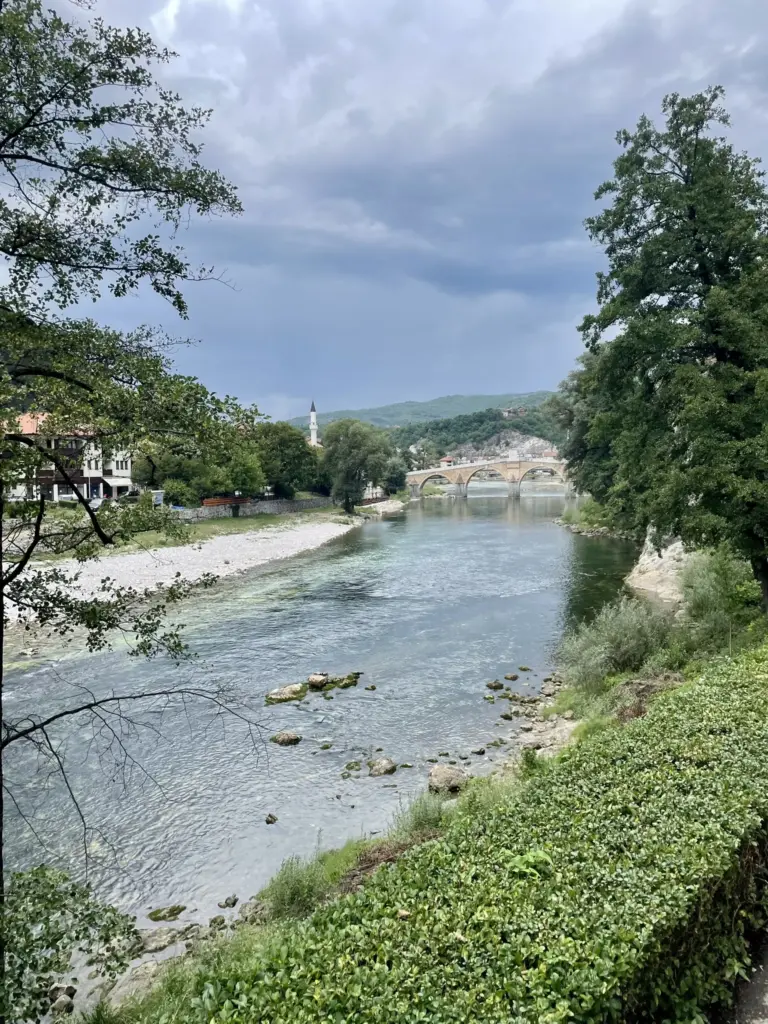 Konjic vue sur le Pont ottoman